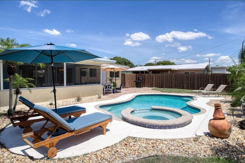 Paradise 4 Min To The Beach With Private Heated Pool เดียร์ฟีลด์บีช ภายนอก รูปภาพ