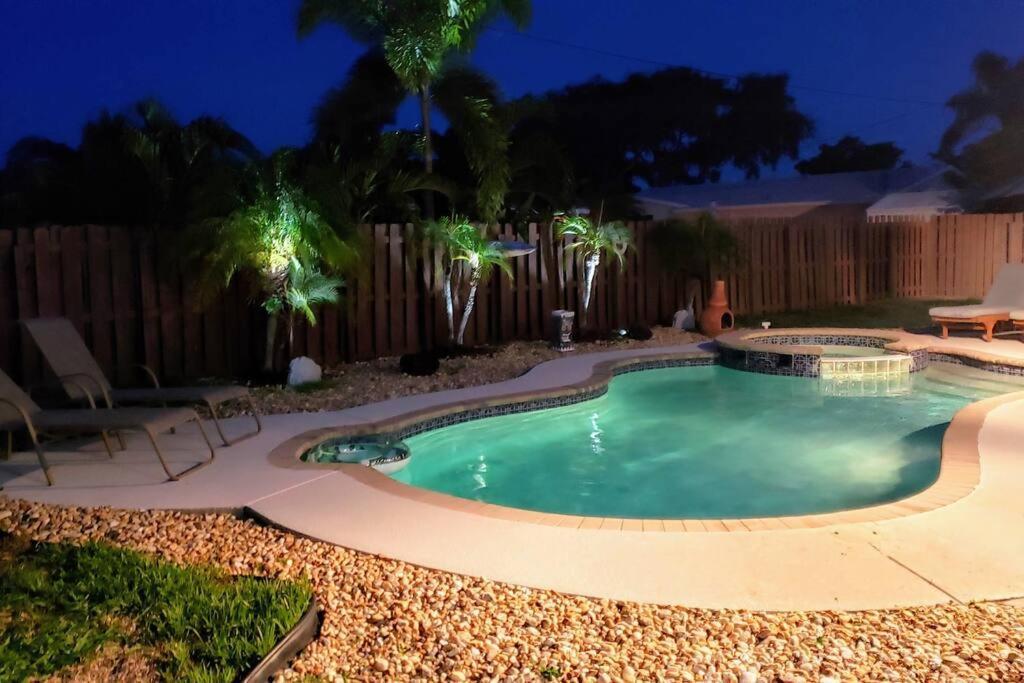 Paradise 4 Min To The Beach With Private Heated Pool เดียร์ฟีลด์บีช ภายนอก รูปภาพ